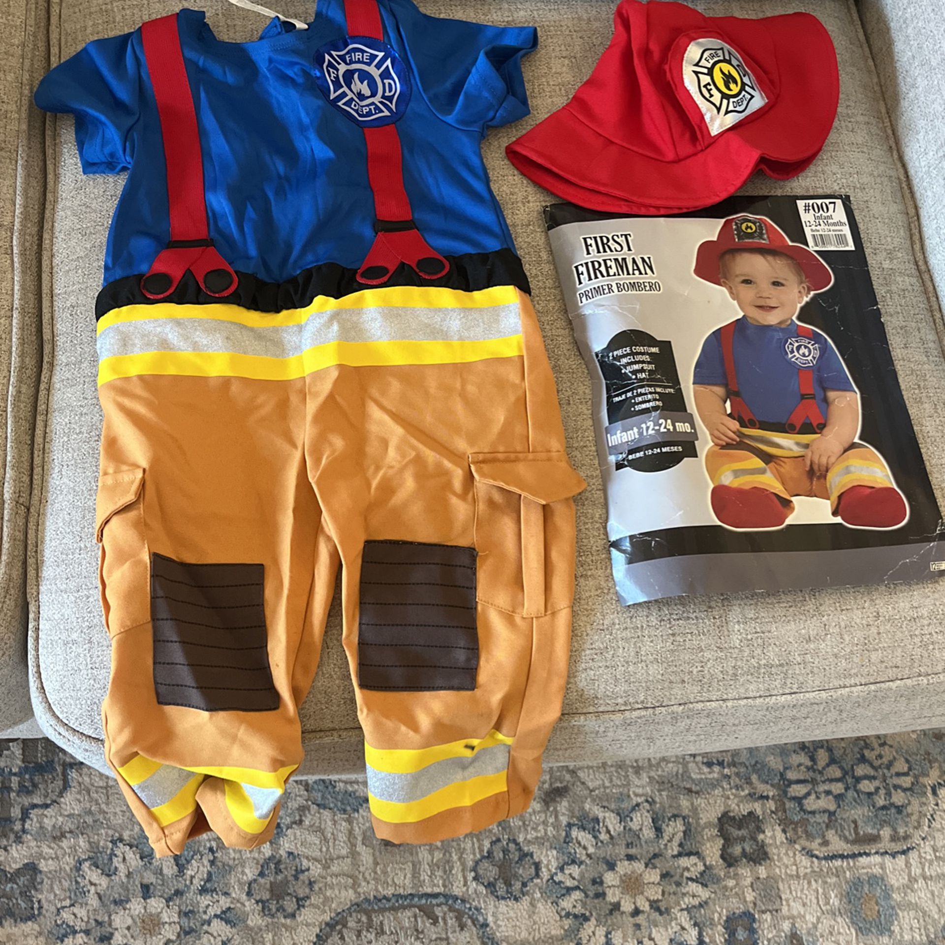 First Fireman Costume ( Infant 12-24 months )