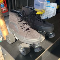 Custom Vans Roller Skates Size 6.5 Women Or 5 Men