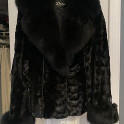 Real Fur Jacket size M Like New