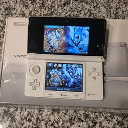 Nintendo 3ds Ice White Custom Video Game Console Mod-bbed