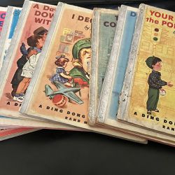 12 Vintage Ding Ding School Books By Miss France’s 
