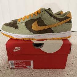 nike dunk low dusty olive size 11 new