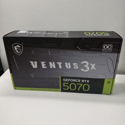 GPU Nvidia RTX 5070 MSI Ventus X3 