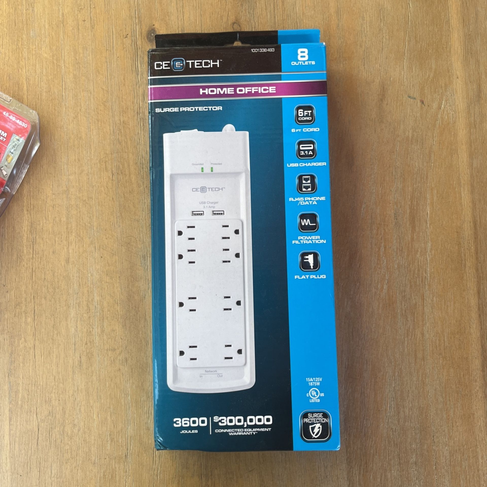 CE-TECH HOME OFFICE SURGE PROTECTOR 
