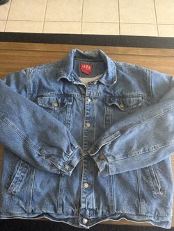 Vintage Men’s Denim Jacket Made In USA 90s Trucker Bl Size XL