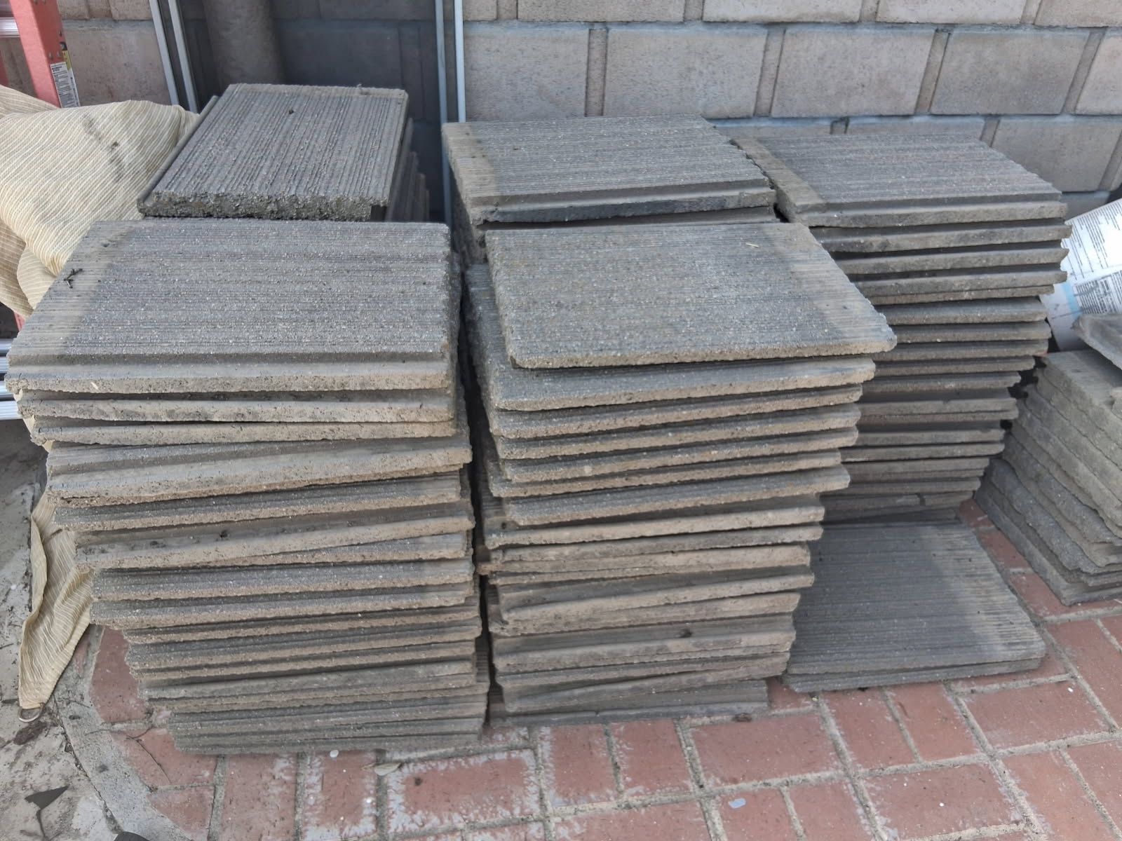 All Concrete Roof Tiles 12” in X 17” in