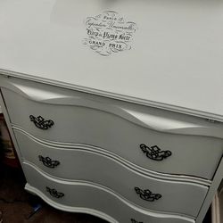 Beautiful Blue Drop Front Secretary Desk/ Dresser