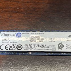 Kingston NV3 4TB NVMe SSD