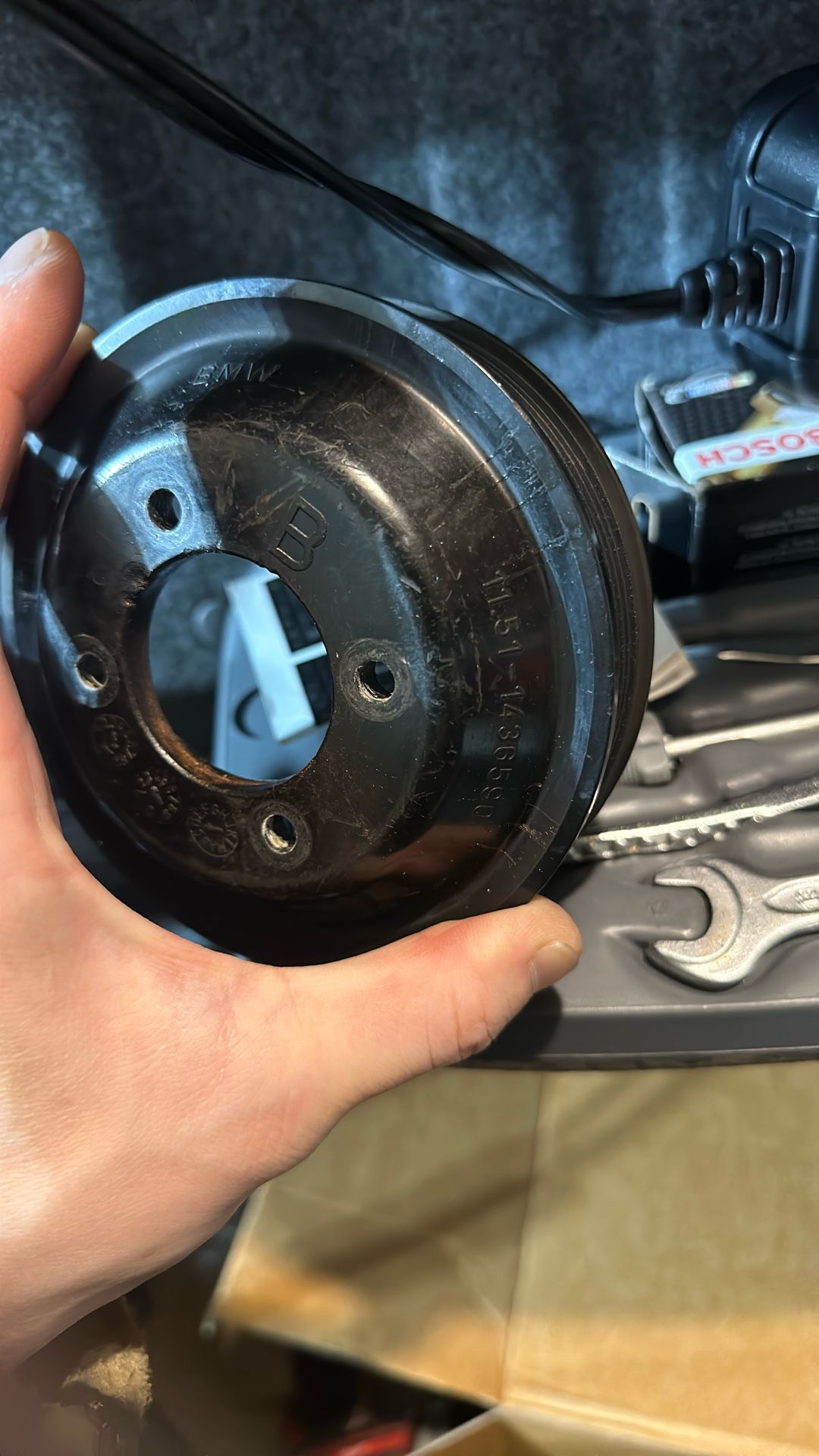 BMW Oem Water Pump Pulley 