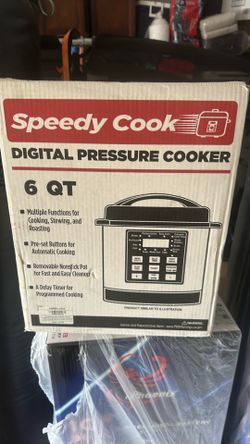 Speedy Cook 6 Qt Digital Pressure Cooker