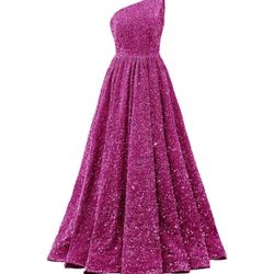 One Shoulder Prom Dresses for Women Size 12 