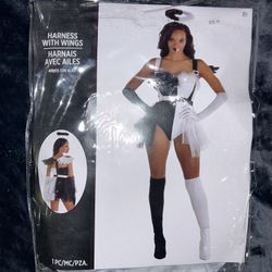 Angel Harness With Wings Costume 