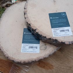 Thick Rustic Basswood Round 10-14'' 