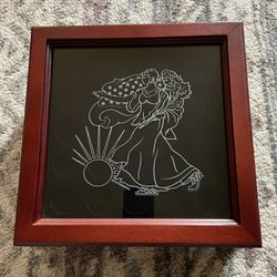 Silver Eagle Presentation Wooden Display Case for Silver Eagle Capsules w /Key