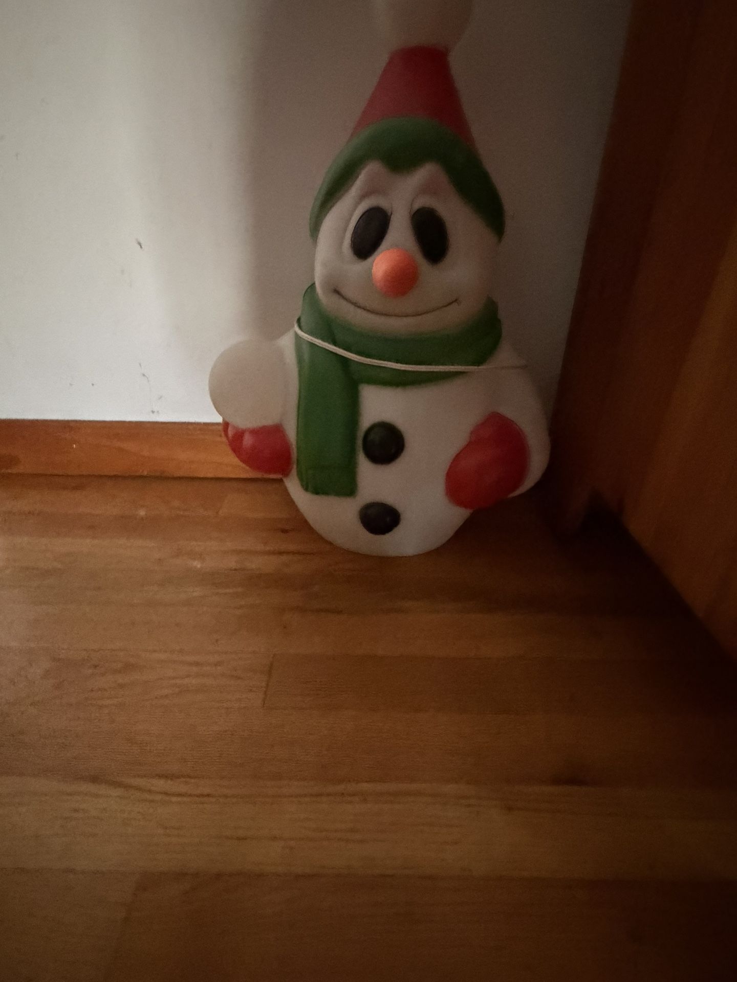 Blow Mold Carrot Snow Man