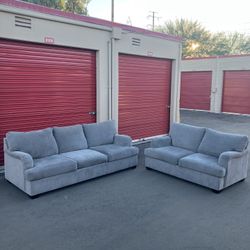 Delivery ~ Modern Gray Sofa Set 