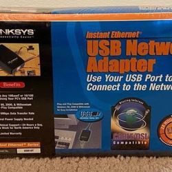 New Sealed Box Instant Ethernet USB Network Computer Adapter Model: USB10T