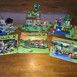Minecraft LEGO : 3 Complete Sets