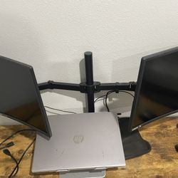Dual Monitor Desk Mount