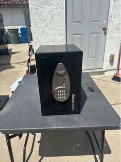 Safe with key