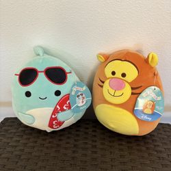 $15 for both - Squishmallows Perry and Disney Tigger