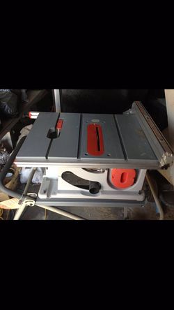 Ridgid portable table Saw with stand