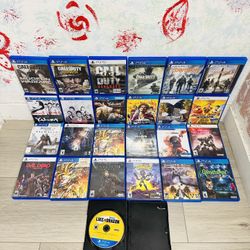 Playstation 5 Games And PlayStation 4 Games ( Used , Tested Working )  Read Description)