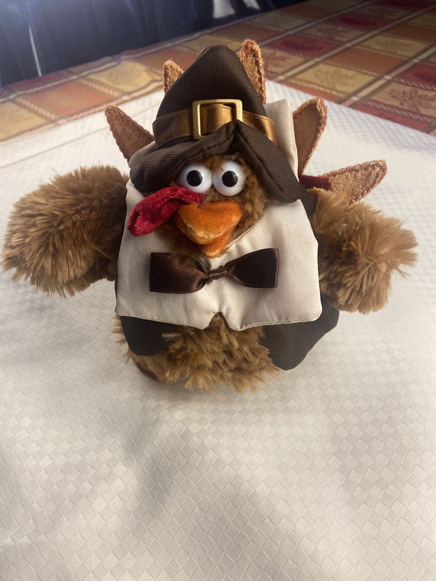 Dan Dee Stuffed Animal Plush Toy Brown Turkey