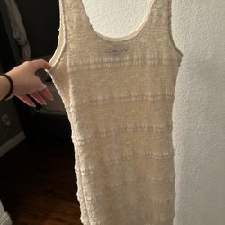 White Lace Dress Size Small