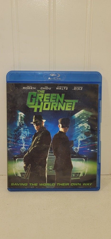 $5 BLU RAY MOVIE. THE GREEN HORNET. BLU RAY ONLY. NO DIGITAL. $5 OR TRADE FOR A MOVIE TITLE I DO NOT ALREADY OWN.