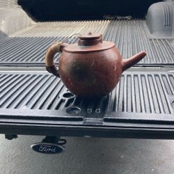 Clay teapot