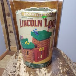 Lincoln Logs Frontier Fort Building Set (Missing 2 Pieces)
