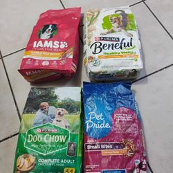 4 Bags Dog Food