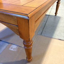 Moving Sale: Klaussner Solid Wood Coffee Table