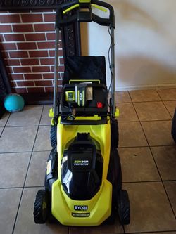 40 volt Ryobi brushless 20" transmission lawn mower kit completo $$$255