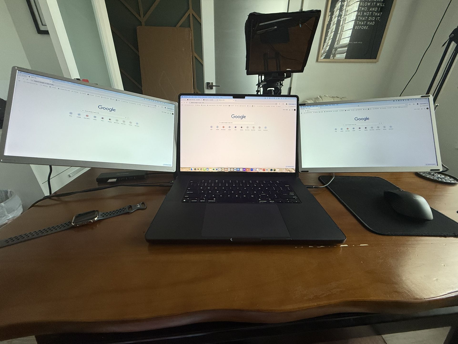 Laptop Screen Extender,15.6" Portable Triple Monitor