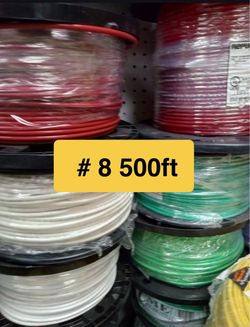 New wire cable # 8 500ft