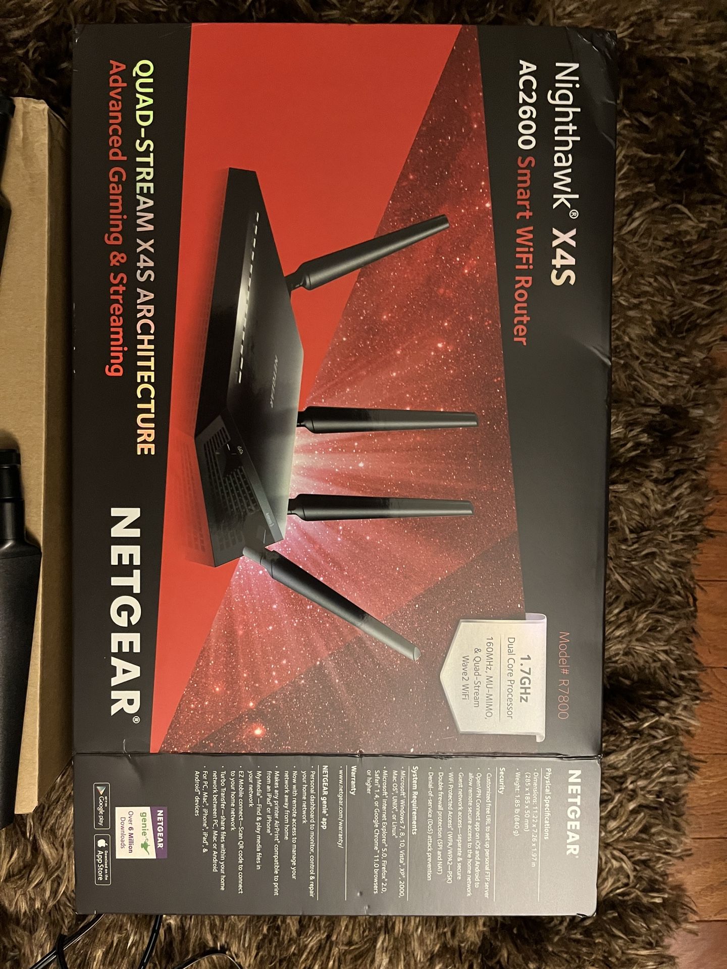 Netgear Nighthawk X4s AC2600 Smart Wifi Wireless Router Like New