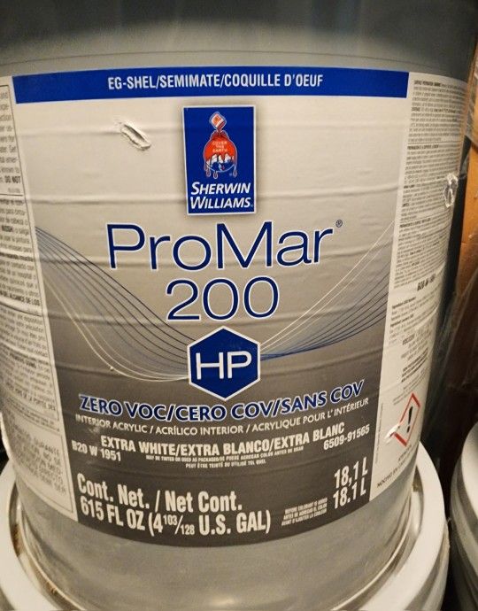 New 5 Gallon Bucket Of Light Gray Sherwin Williams Paint for Sale in