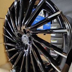 20 22 OR 24 INCH NEW LEXANI WHEELS WRAITH STAGGERED OR SQUARED FOR ALL CARS WITH NEW LEXANI TIRES !!!