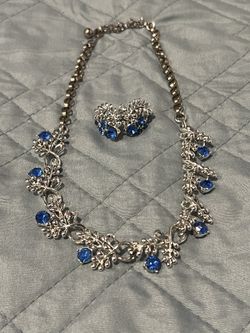 1950 Rhinestone Necklace Set!!