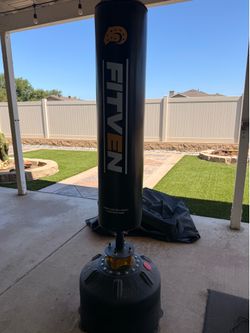 Kick Boxing Bag and Gloves