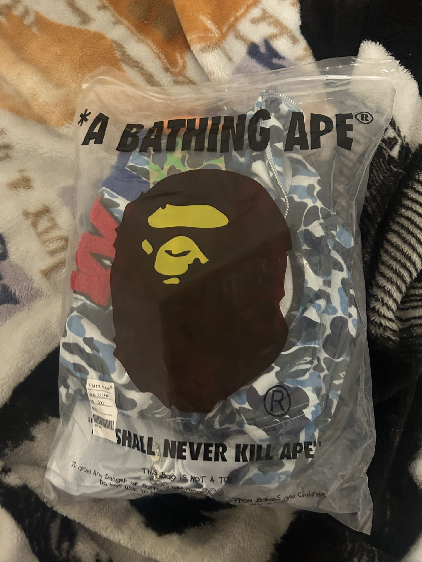 Blue Bape Hoodie