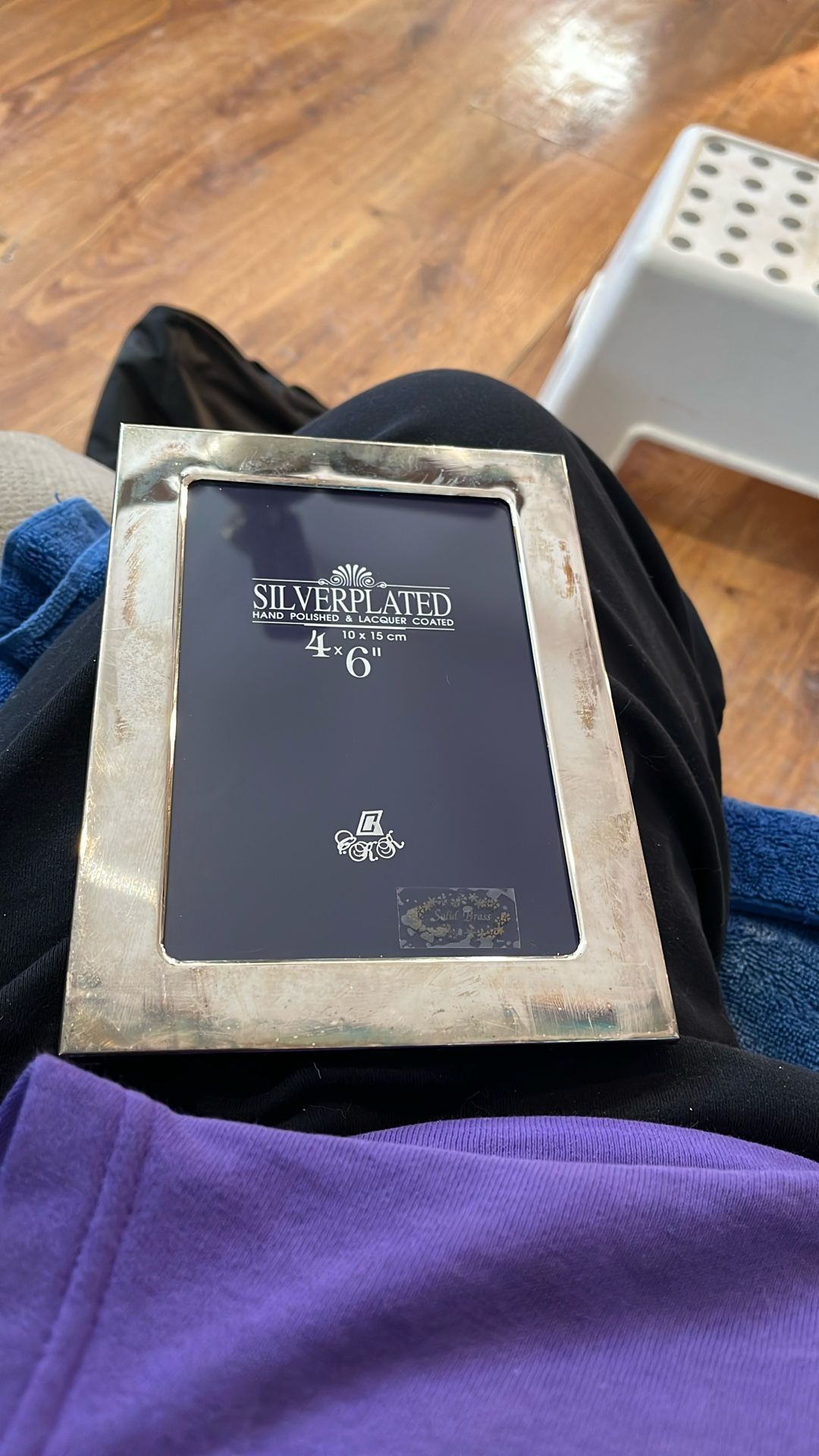 Silver plated Picture Frame 4x6