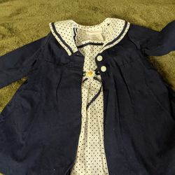 18m 4 Piece Girls Dress With Cap