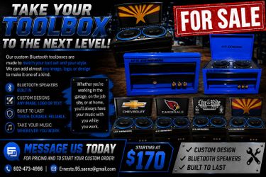 Custom toolboxes bluetooth