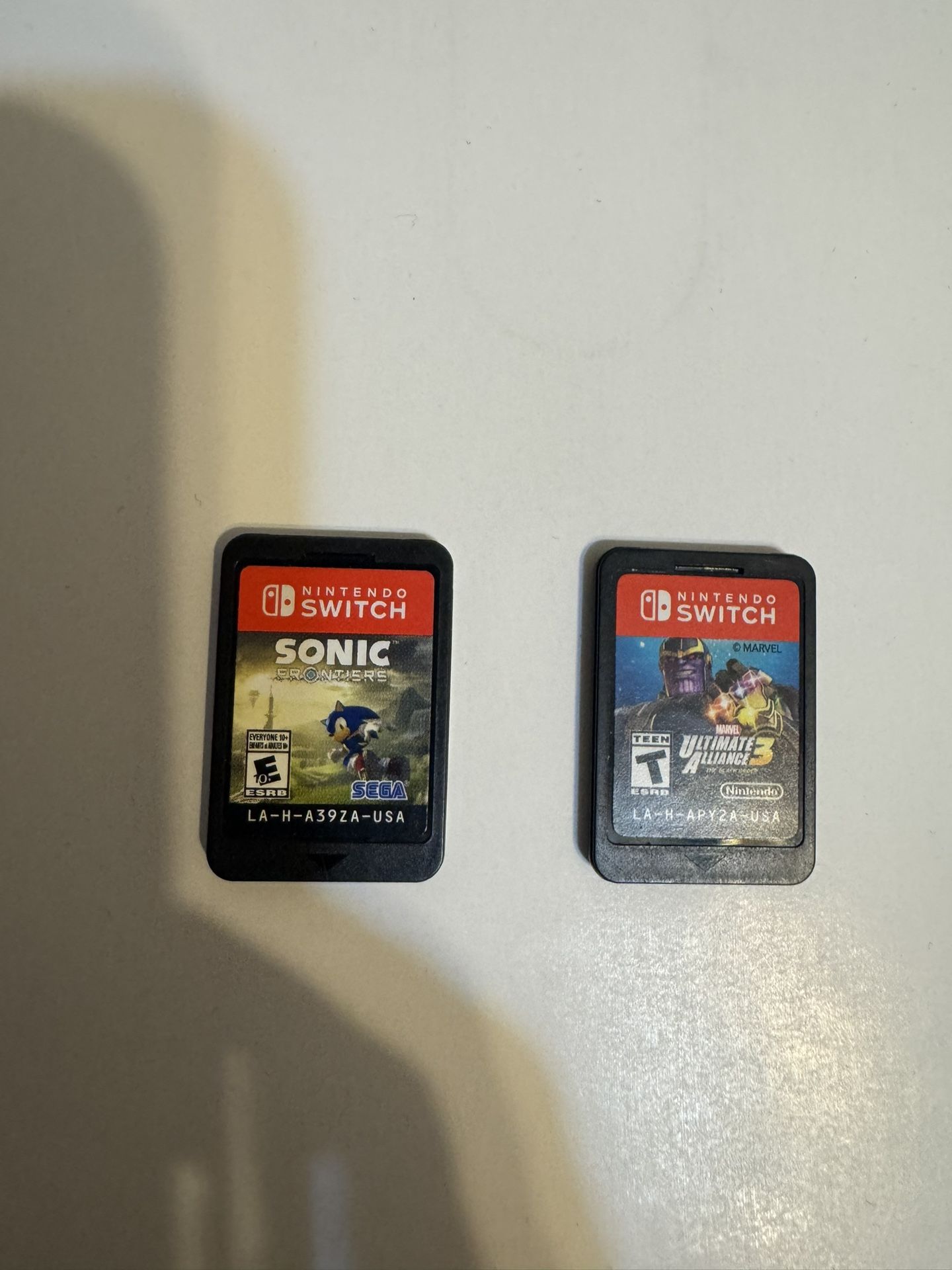 Sonic Frontiers and Marvel Ultimate Alliance 3