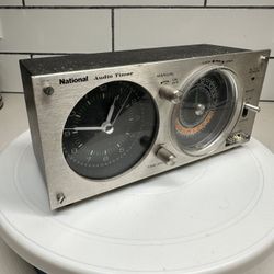 Vintage National(Pnasonic) Audio Timer TE61 Clock Rare Working from Japan