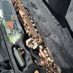 Nice Rose Straight Soprano Saxophone with New Box of Reeds $380 Firm