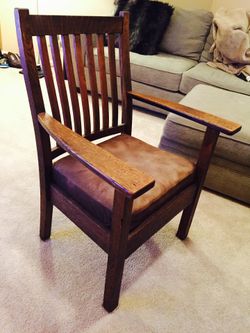 Mission Style Chair by Binghamton Chair Co. - $500